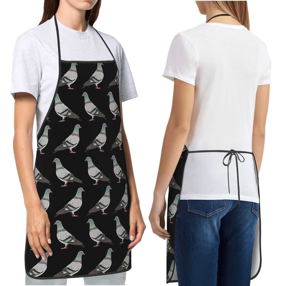Kitchen Baking Background - Pigeon Walk 2020, Schürzen mit schwarzem