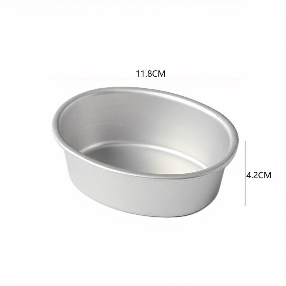 Baking Kitchen At Home - Ovale Käsekuchenform, 2-teiliges Set aus Aluminiumlegierung