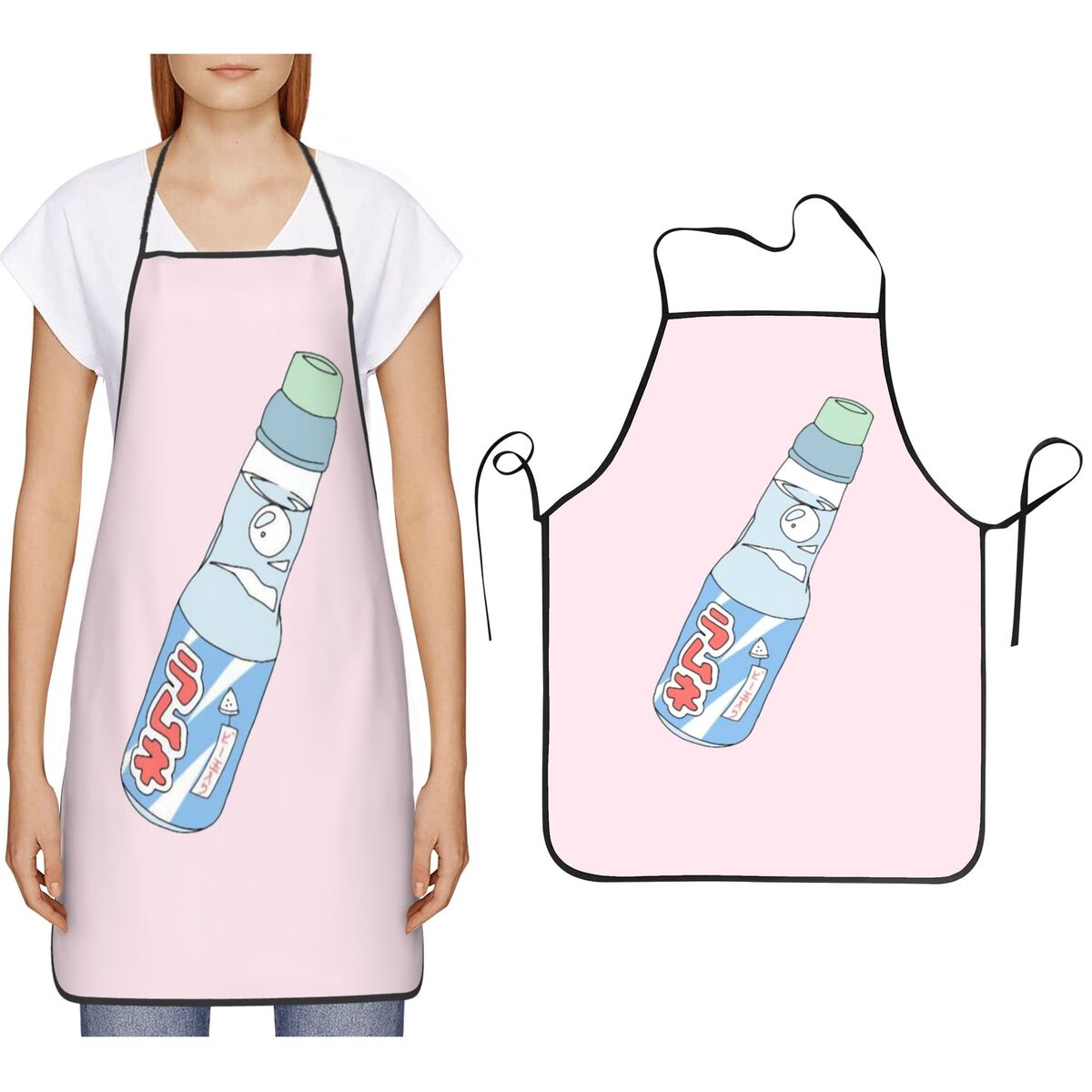Kitchen Baking Soda - Kawaii Getränke-Schürze für Kochen und Backen,