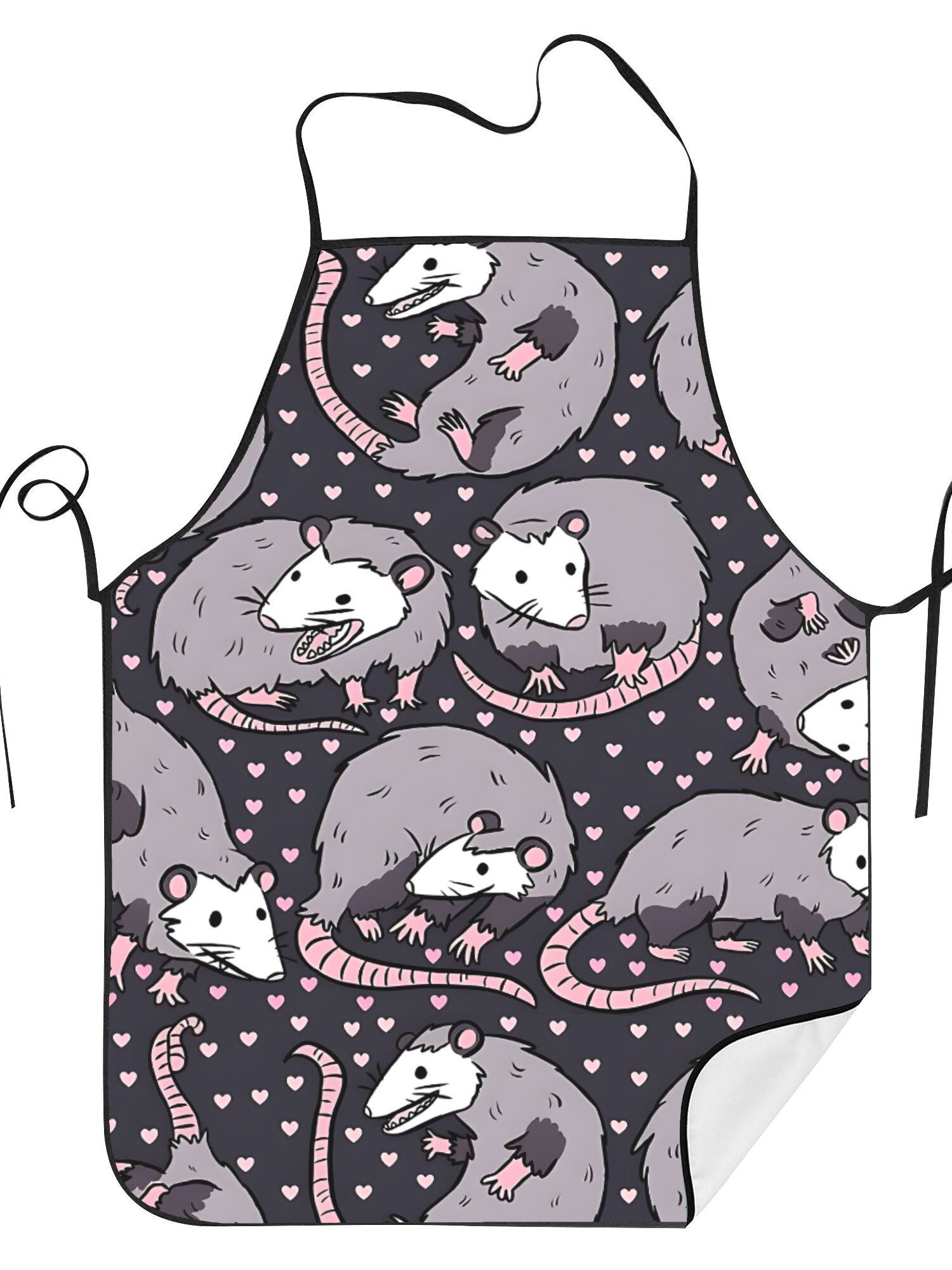 Schürze mit niedlichem Opossum – Kitchen Baking Background Bewertung und Preis