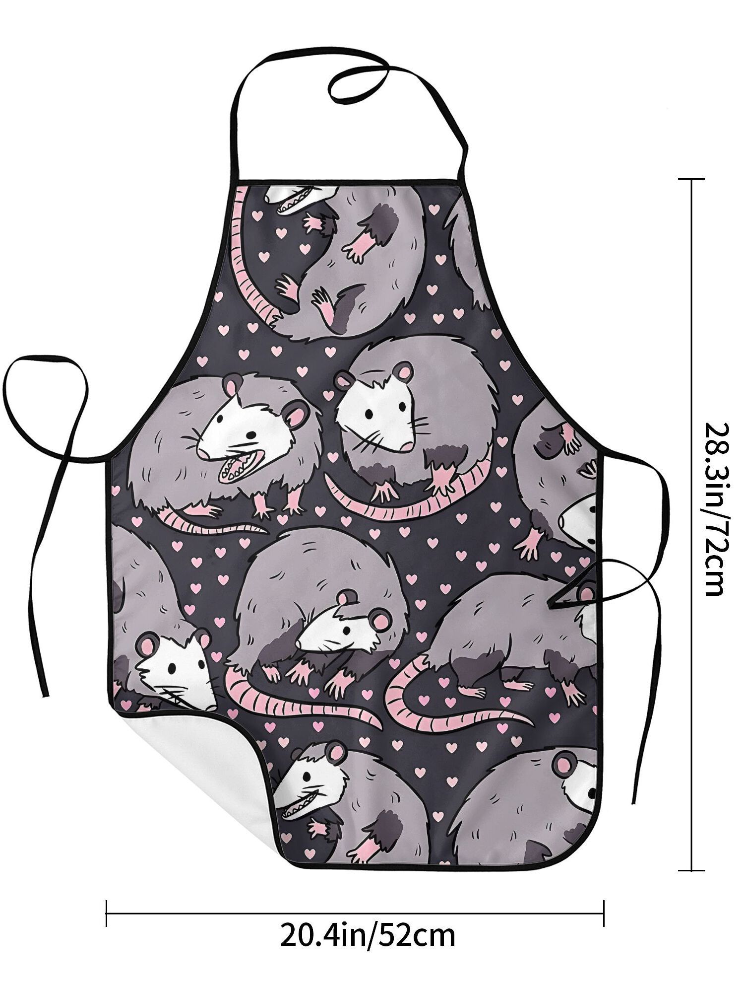Schürze mit niedlichem Opossum – Kitchen Baking Background Bewertung und Preis