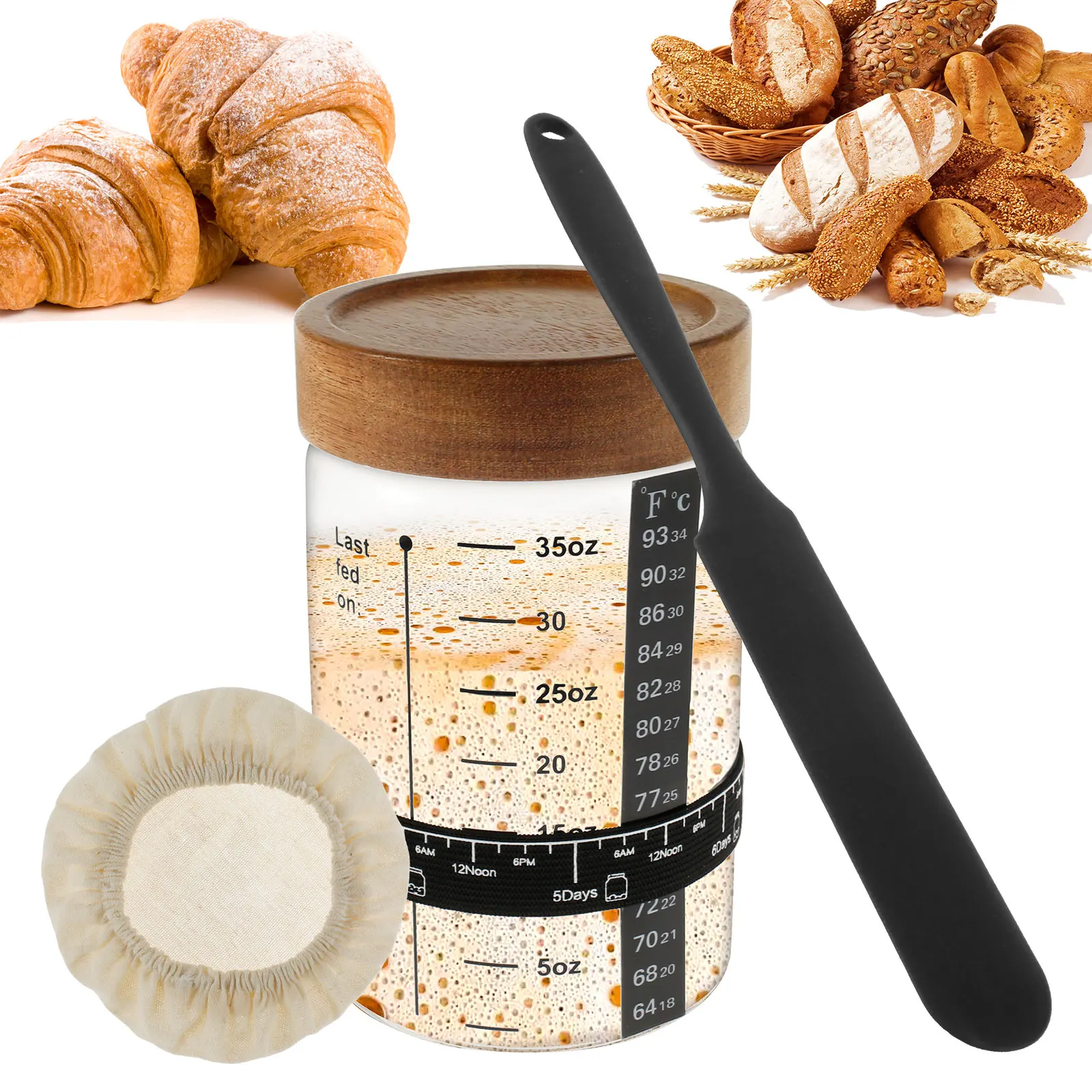 Sauerteig-Starter-Gläser-Set 1 – Kitchen Baking Soda Bewertung und Preis