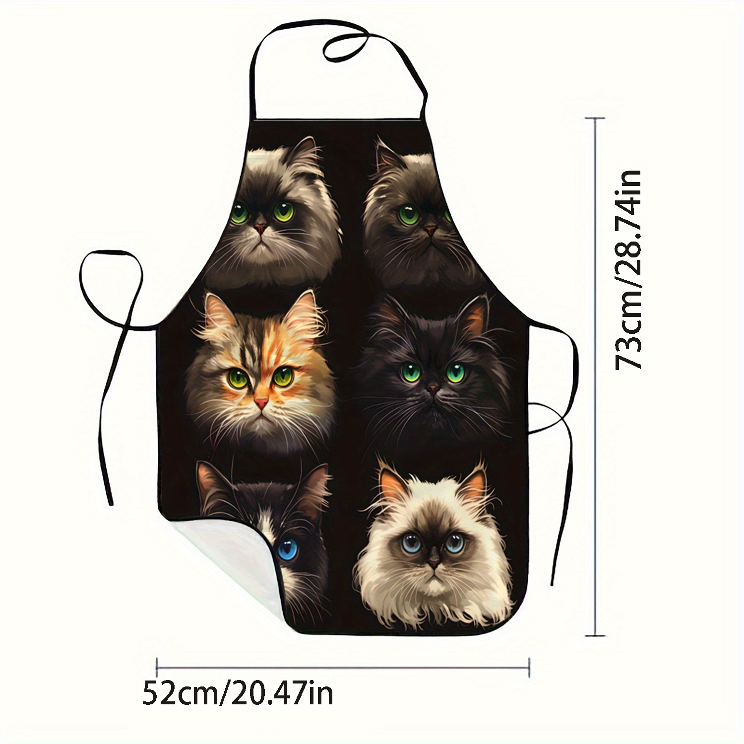 Schürze mit Katzengesicht-Port – Kitchen Baking Background Bewertung und Preis