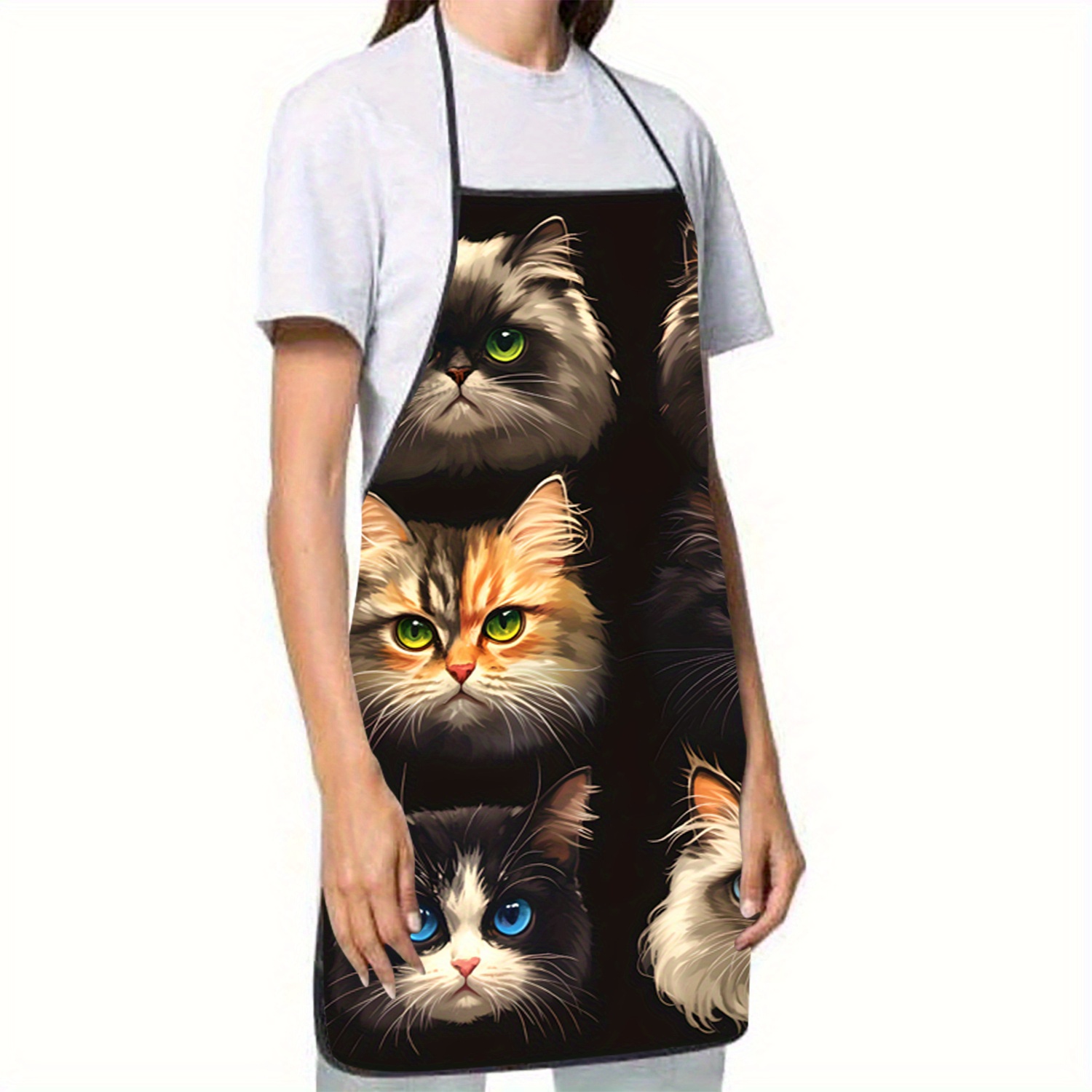 Schürze mit Katzengesicht-Port – Kitchen Baking Background Bewertung und Preis