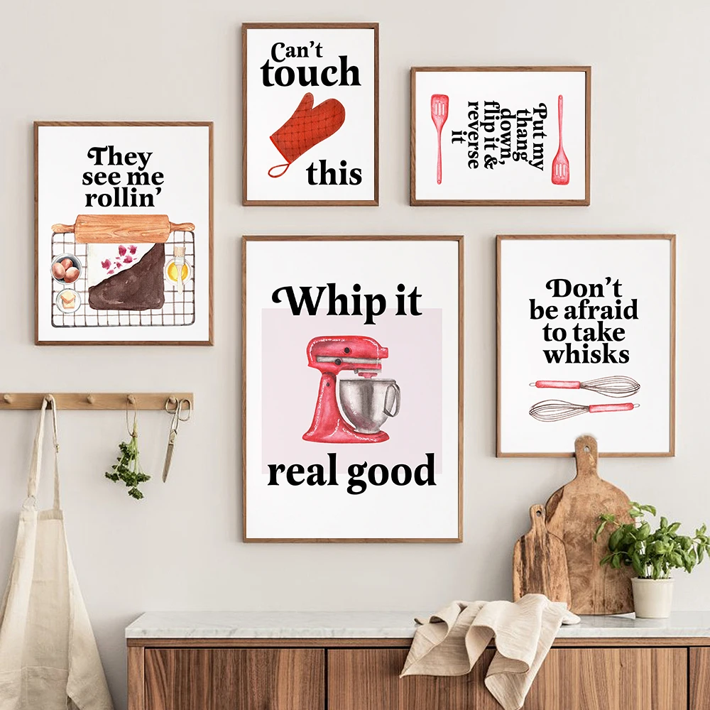 Lustige Küchen-Rap-Wortspiele  – Kitchen Baking Quotes Bewertung und Preis