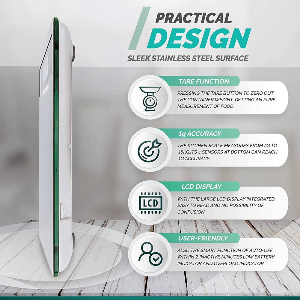ABHZ-Digitale Küchenwaage - Wi – Baking Kitchen At Home Bewertung und Preis