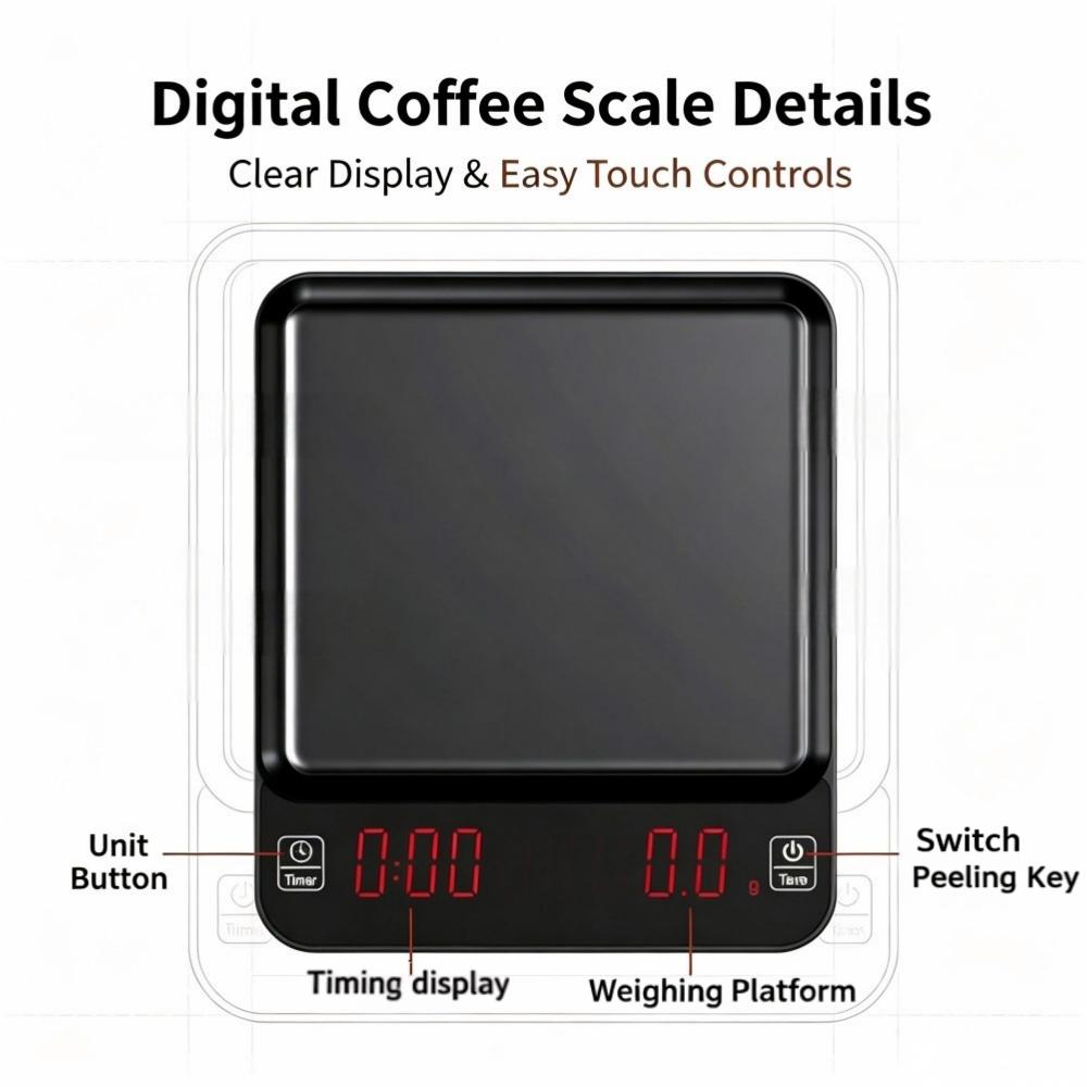 3kg/0,1g Hochpräzise Digitale  – Baking In Kitchen Bewertung und Preis