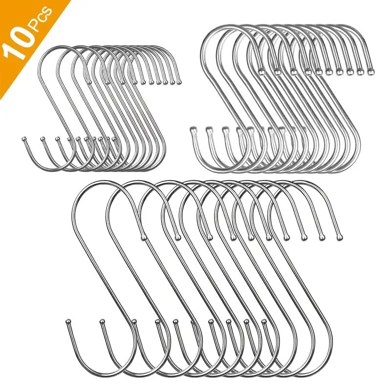 10 Stück Edelstahl S-förmige H – Kitchen Jobs Bewertung und Preis