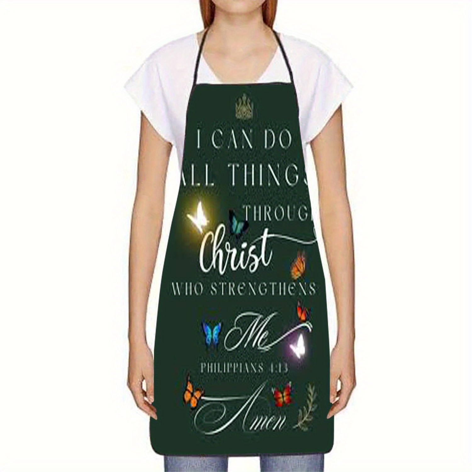 1 Stück christliche Schürze mi – Kitchen Baking Quotes Bewertung und Preis