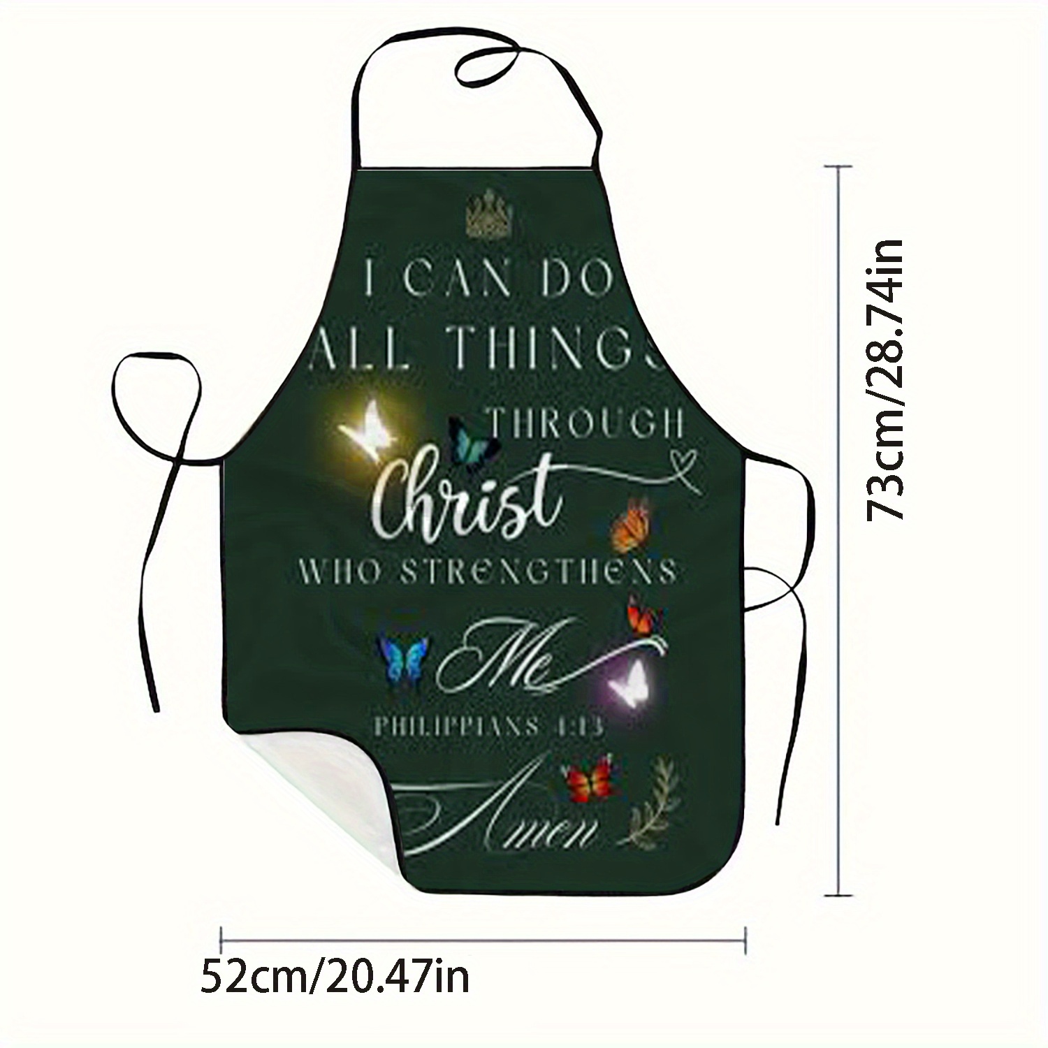 1 Stück christliche Schürze mi – Kitchen Baking Quotes Bewertung und Preis