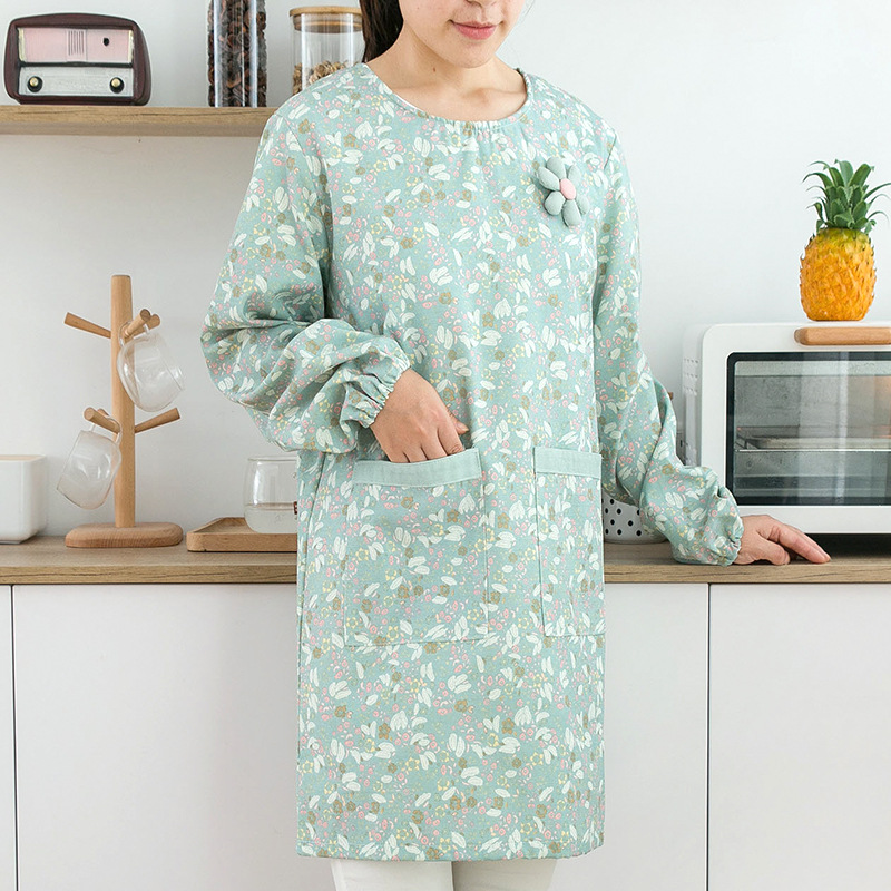 Damen Baumwoll-Langarmschürze  – Kitchen Jobs Bewertung und Preis