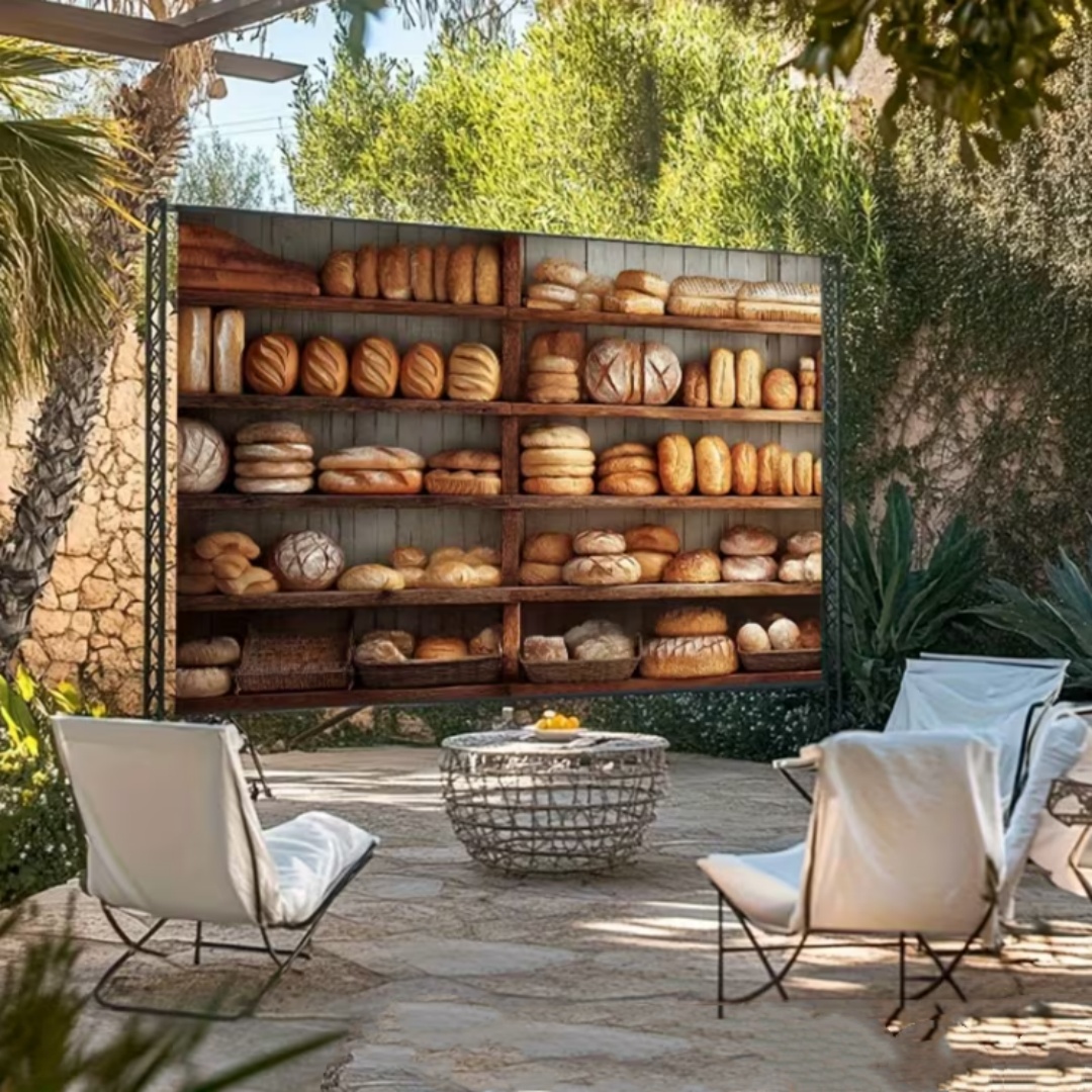 Brotbacken Lebensmittel-Themen – Kitchen Baking Background Bewertung und Preis