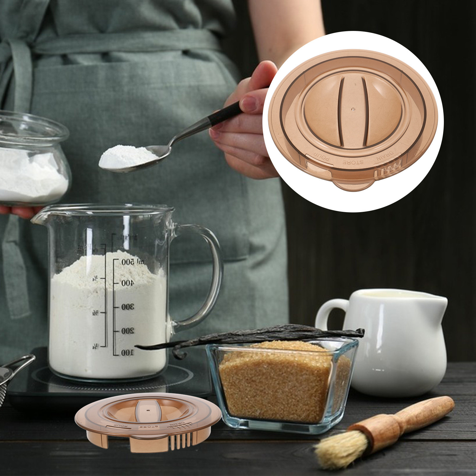 Messbecher aus Glas mit Kunsts – Kitchen Baking Soda Bewertung und Preis