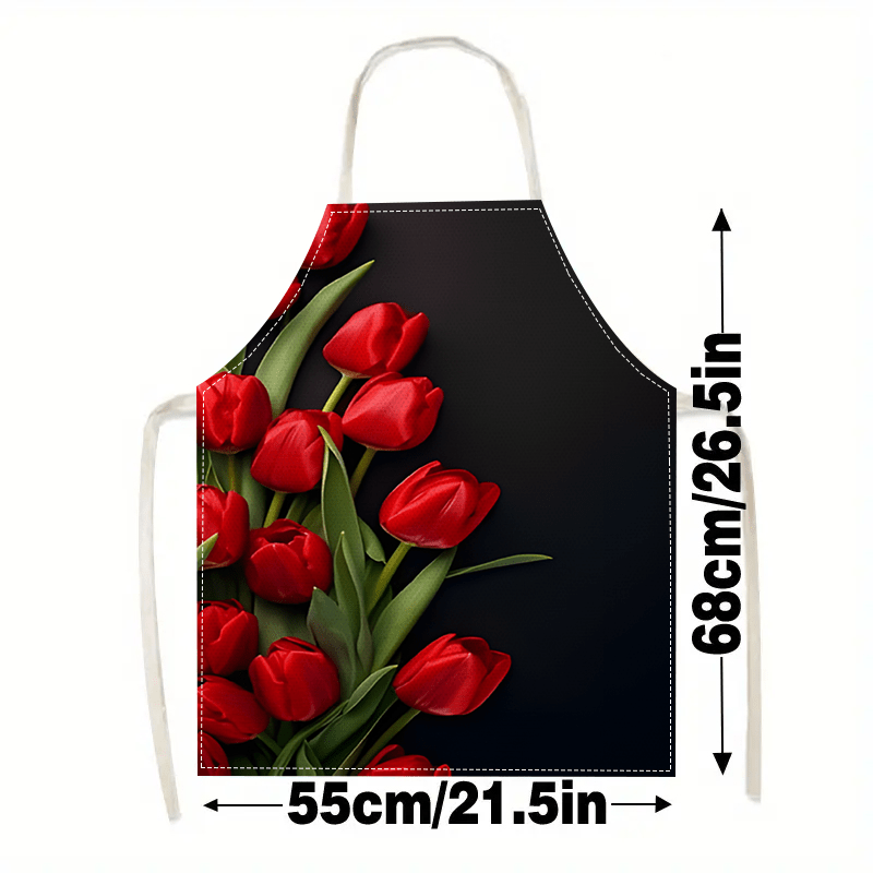 1 Stück Leinenschürze mit rote – Kitchen Baking Background Bewertung und Preis