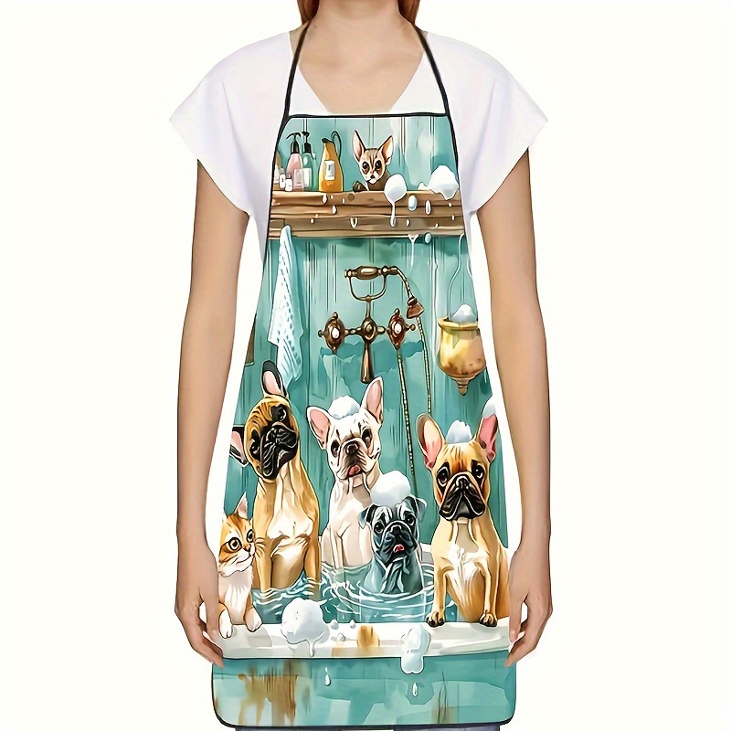 Modische Schürze mit Cartoon-H – Baking Kitchen At Home Bewertung und Preis