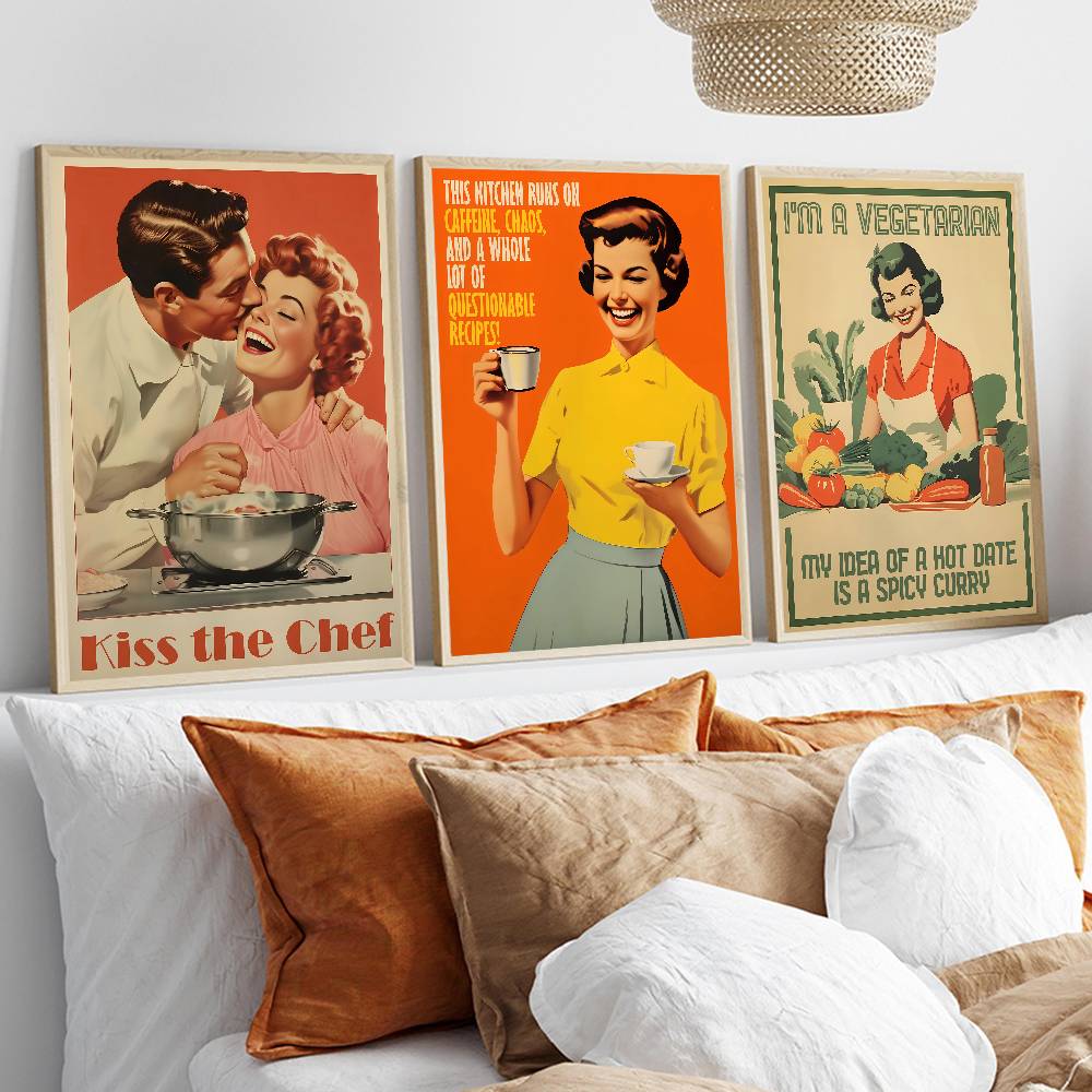 Retro-Küchen-Zitat Papierposte – Kitchen Baking Quotes Bewertung und Preis