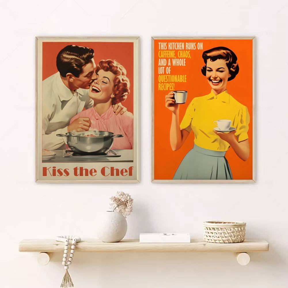 Retro-Küchen-Zitat Papierposte – Kitchen Baking Quotes Bewertung und Preis