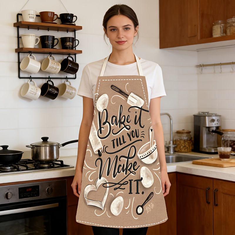 1 Stück Backschürze mit Aufsch – Kitchen Baking Quotes Bewertung und Preis