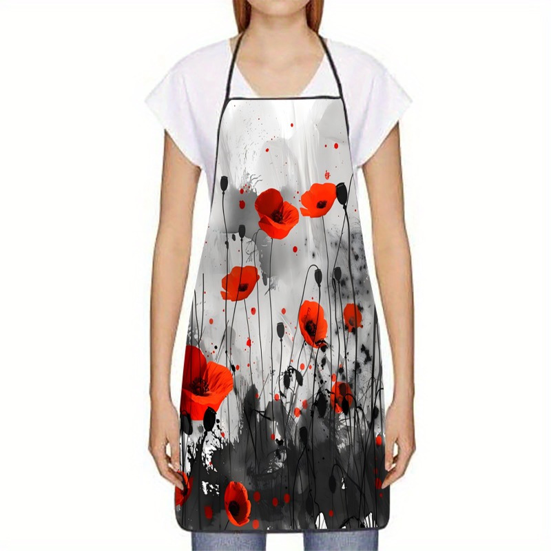 1 Stück rote Mohnblumen-Blumen – Kitchen Baking Background Bewertung und Preis