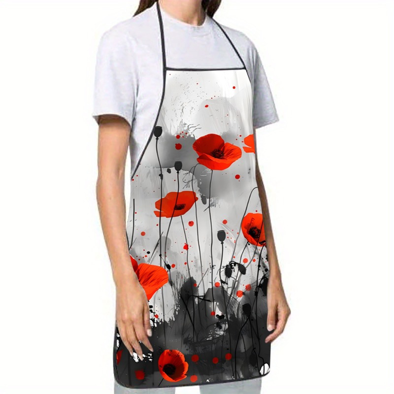 1 Stück rote Mohnblumen-Blumen – Kitchen Baking Background Bewertung und Preis